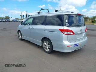 2014 Nissan Quest S with VIN JN8AE2KP7E9100163, listed as a IAAI auction lot 42235765 with 134,016 mi miles and . Bid and sale history available at DreamBid. Image 3.