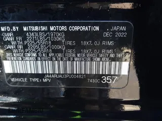 2023 Mitsubishi Outlander Sport ES with VIN JA4ARUAU3PU004821, listed as a IAAI auction lot 41429957 with 44,909 mi miles. Bid and sale history available at carsss.com. Image 9.