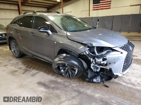 2021 Lexus RX with VIN 2T2SZMDA2MC290015, listed as a Copart auction lot 52081695 with 31,389 mi miles and Salvage Title. Bid and sale history available at carsss.com. Image 4.