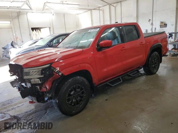 2022 Nissan Frontier SV with VIN 1N6ED1EK4NN664464, listed as a Copart auction lot 48712505 with 86,819 mi miles and Salvage title. Bid and sale history available at DreamBid. Image 1.