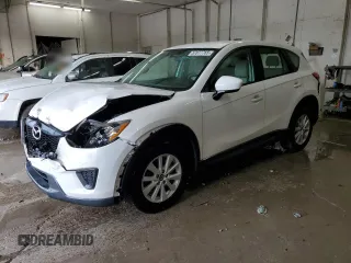 2014 Mazda CX-5 Sport z VIN JM3KE2BE2E0337119, wystawiony jako Copart lot #57877765 z przebiegiem 121 177 mil mil oraz Szkoda całkowita • Salvage title. Historia ofert i sprzedaży dostępna na DreamBid. Obrazek 1.