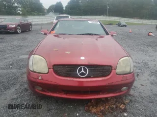 2001 Mercedes-Benz SLK-Class with VIN WDBKK65F61F207122, listed as a Copart auction lot 72325794 with 30,140 mi miles and Clean Title. Bid and sale history available at carsss.com. Image 5.