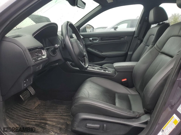 2024 Honda Civic Hatchback Sport Touring with VIN 19XFL1H81RE031473, listed as a Copart auction lot 53002705 with 0 mi miles and Salvage Title. Bid and sale history available at carsss.com. Image 7.