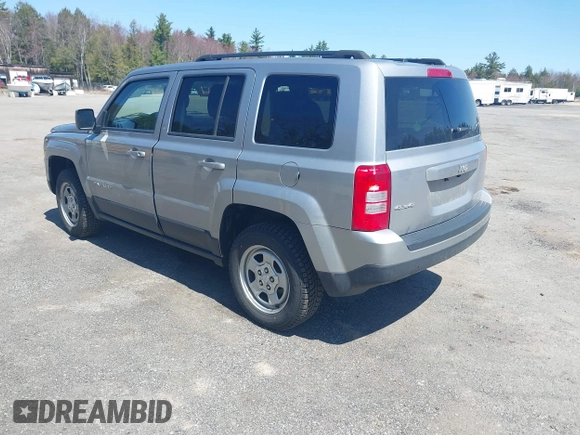2016 Jeep Patriot Sport with VIN 1C4NJRBB8GD782248, listed as a IAAI auction lot 42087881 with 130,016 mi miles and . Bid and sale history available at carsss.com. Image 3.