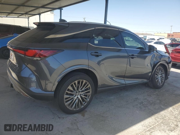 2025 Lexus RX with VIN 2T2BBMCAXSC071550, listed as a Copart auction lot 51945955 with 941 mi miles and Salvage Title. Bid and sale history available at carsss.com. Image 3.