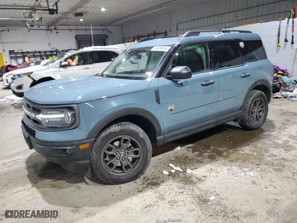 2021 Ford Bronco Sport Big Bend with VIN 3FMCR9B67MRB23174, listed as a Copart auction lot 83458654 with 25,825 mi miles and Salvage Title. Bid and sale history available at carsss.com. Image 1.