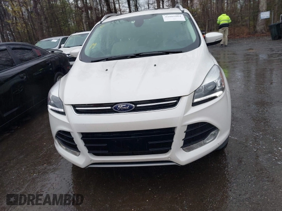 2014 Ford Escape Titanium with VIN 1FMCU9J94EUD49614, listed as a IAAI auction lot 42005864 with 87,779 mi miles. Bid and sale history available at carsss.com. Image 12.
