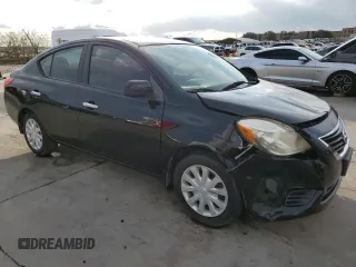 2012 Nissan Versa SV with VIN 3N1CN7AP2CL850046, listed as a Copart auction lot 85143004 with 135,226 mi miles and Salvage Title. Bid and sale history available at carsss.com. Image 4.