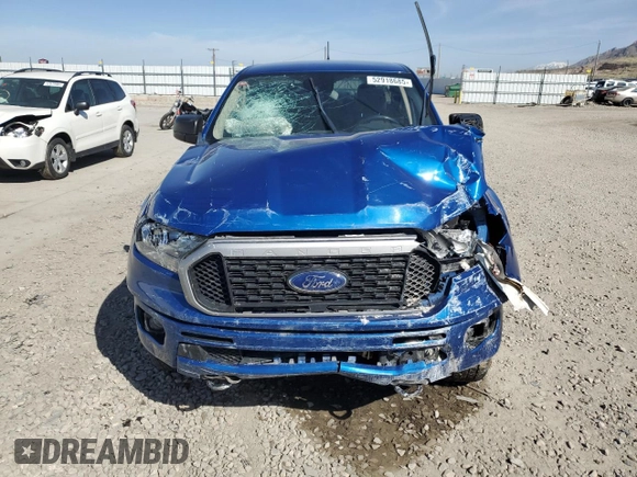 2020 Ford Ranger XL with VIN 1FTER4EH6LLA36361, listed as a Copart auction lot 52918685 with 76,344 mi miles and Salvage title. Bid and sale history available at DreamBid. Image 5.
