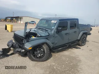 2024 Jeep Gladiator Willys z VIN 1C6HJTAG7RL131975, wystawiony jako Copart lot #55139965 z przebiegiem 4 583 mil mil oraz Szkoda całkowita • Salvage title. Historia ofert i sprzedaży dostępna na DreamBid. Obrazek 1.