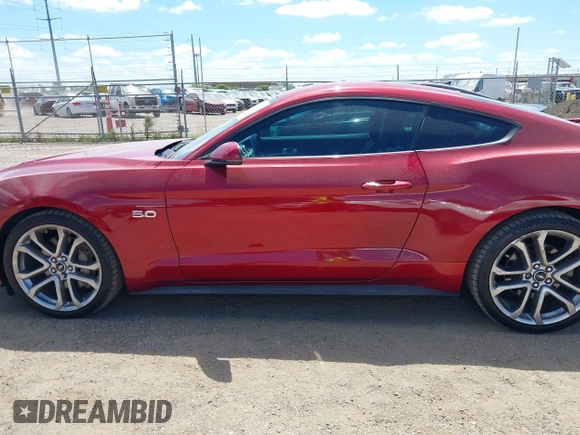 2019 Ford Mustang GT with VIN 1FA6P8CF1K5178208, listed as a IAAI auction lot 42818966 with 38,377 mi miles and . Bid and sale history available at DreamBid. Image 14.