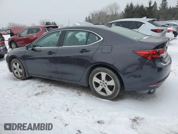 2015 Acura TLX with VIN 19UUB1F37FA800401, listed as a Copart auction lot 82857114 with 120,370 mi miles and Clean Title. Bid and sale history available at carsss.com. Image 2.