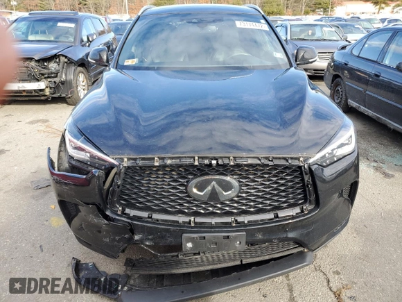 2020 Infiniti QX50 LUXE with VIN 3PCAJ5M32LF112727, listed as a Copart auction lot 73174472 with 52,068 mi miles. Bid and sale history available at carsss.com. Image 5.