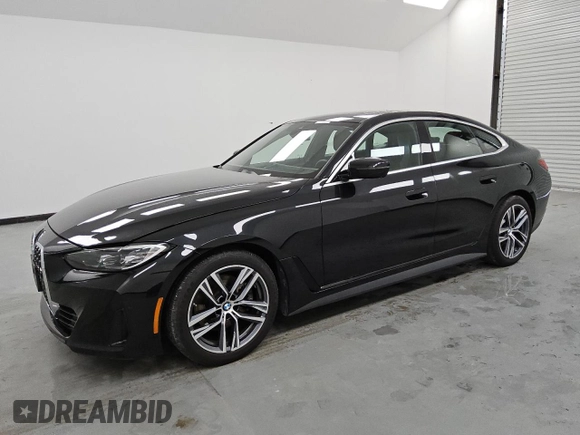 2024 BMW 4 Series 430i with VIN WBA63AV01RFT28325, listed as a Copart auction lot 50661055 with 20,907 mi miles and Clean Title. Bid and sale history available at carsss.com. Image 1.