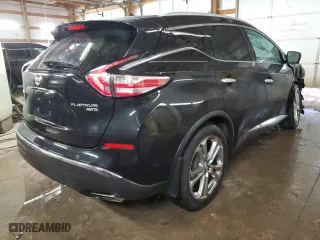 2015 Nissan Murano SL with VIN 5N1AZ2MH9FN251600, listed as a Copart auction lot 44208985 with 164,703 mi miles and Salvage Title. Bid and sale history available at carsss.com. Image 3.