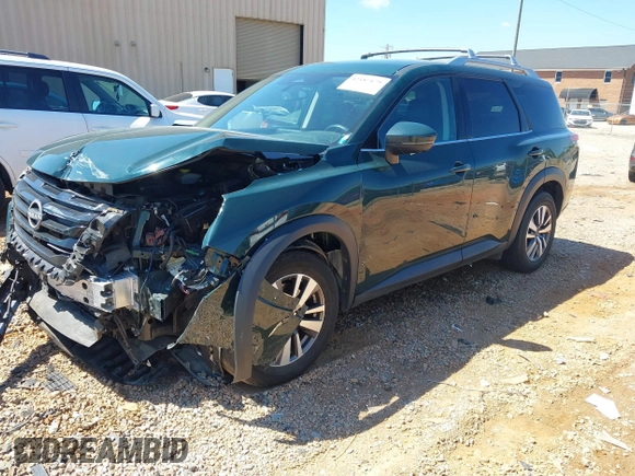 2023 Nissan Pathfinder SL with VIN 5N1DR3CC0PC229314, listed as a IAAI auction lot 42187179 with 44,159 mi miles and . Bid and sale history available at DreamBid. Image 17.