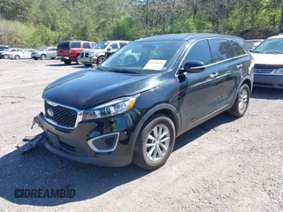 2018 Kia Sorento LX with VIN 5XYPG4A35JG410489, listed as a IAAI auction lot 41814696 with 134,402 mi miles. Bid and sale history available at carsss.com. Image 17.