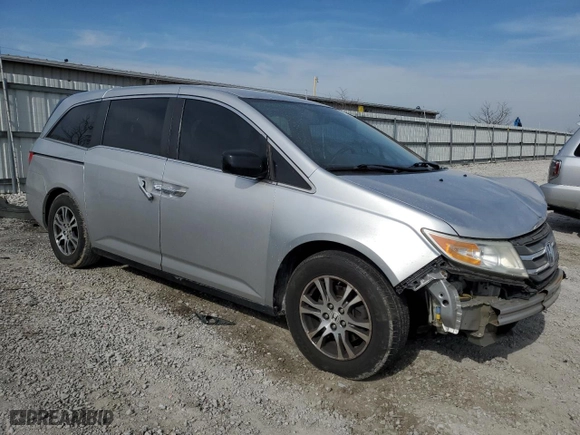 2013 Honda Odyssey EX with VIN 5FNRL5H44DB047963, listed as a Copart auction lot 48851745 with 179,637 mi miles and Salvage Title. Bid and sale history available at carsss.com. Image 4.