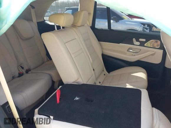 2021 Mercedes-Benz GLS 580 with VIN 4JGFF8GE9MA566937, listed as a IAAI auction lot 41823174 with 61,404 mi miles and . Bid and sale history available at DreamBid. Image 8.