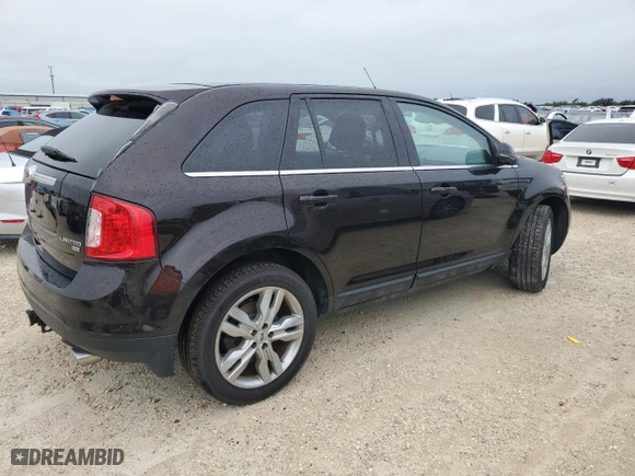 2013 Ford Edge Limited with VIN 2FMDK4KCXDBC33748, listed as a Copart auction lot 74300874 with 0 mi miles and Salvage Title. Bid and sale history available at carsss.com. Image 3.
