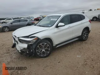 2022 BMW X1 sDrive28i with VIN WBXJG7C07N5V29446, listed as a Copart auction lot 88263585 with 46,234 mi miles and Salvage Title. Bid and sale history available at carsss.com. Image 1.