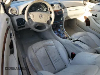 2009 Mercedes-Benz CLK 350 with VIN WDBTK56F19T103518, listed as a Copart auction lot 44406055 with 145,634 mi miles and Salvage title. Bid and sale history available at DreamBid. Image 8.