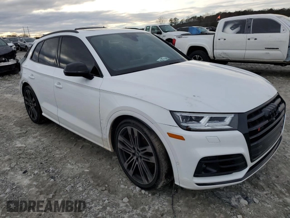 2020 Audi SQ5 Prestige with VIN WA1C4AFYXL2082701, listed as a Copart auction lot 82189943 with Not Provided miles and . Bid and sale history available at DreamBid. Image 4.