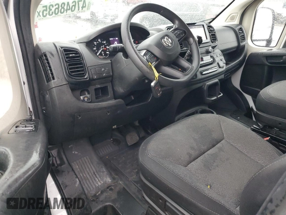 2022 Ram ProMaster Cargo with VIN 3C6LRVDG3NE135180, listed as a Copart auction lot 54080025 with 67,830 mi miles and Salvage Title. Bid and sale history available at carsss.com. Image 8.