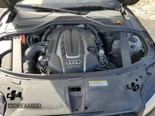 2017 Audi A8 Sport with VIN WAU43AFD5HN015873, listed as a Copart auction lot 87588055 with 122,351 mi miles and Salvage title. Bid and sale history available at DreamBid. Image 11.