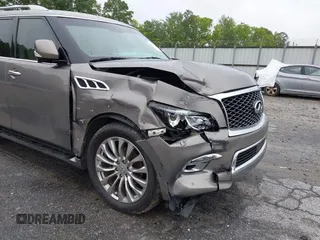 2015 Infiniti QX80 with VIN JN8AZ2NE2F9086138, listed as a IAAI auction lot 42365112 with 174,818 mi miles and . Bid and sale history available at DreamBid. Image 6.