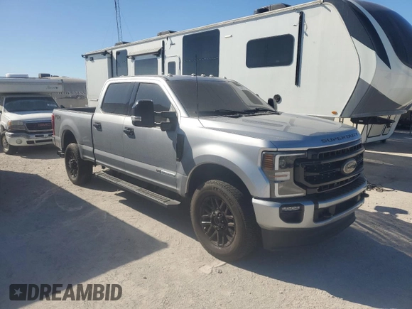 2022 Ford F-350 XL with VIN 1FT8W3BT4NED29708, listed as a Copart auction lot 80881724 with Not provided miles and Non repairable. Bid and sale history available at DreamBid. Image 4.