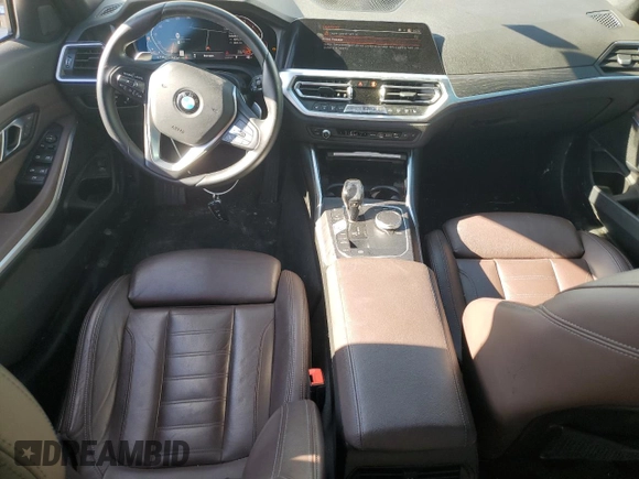 2020 BMW 3 Series 330i with VIN 3MW5R1J01L8B08554, listed as a Copart auction lot 47298125 with 98,461 mi miles and Salvage Title. Bid and sale history available at carsss.com. Image 8.