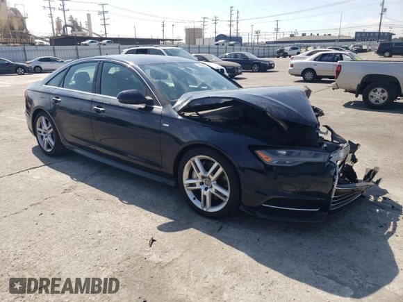 2016 Audi A6 Premium Plus with VIN WAUGFAFC3GN021701, listed as a Copart auction lot 74698884 with 93,137 mi miles and Salvage title. Bid and sale history available at DreamBid. Image 4.