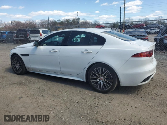 2020 Jaguar XE R-Dynamic S z VIN SAJAT4GX1LCP61713, wystawiony jako Copart lot #44902675 z przebiegiem 79 164 mil mil oraz Szkody całkowita. Historia ofert i sprzedaży dostępna na DreamBid. Obrazek 2.