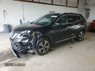 2017 Nissan Rogue SL z VIN 5N1AT2MV5HC747287, wystawiony jako Copart lot #55022935 z przebiegiem 95 413 mil mil oraz Szkoda całkowita • Salvage title. Historia ofert i sprzedaży dostępna na DreamBid. Obrazek 1.