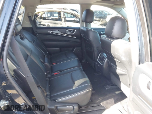 2019 Infiniti QX60 LUXE with VIN 5N1DL0MN9KC559199, listed as a IAAI auction lot 41931773 with 111,569 mi miles. Bid and sale history available at carsss.com. Image 8.