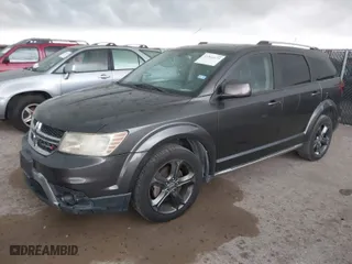 2015 Dodge Journey Crossroad with VIN 3C4PDCGB6FT509856, listed as a IAAI auction lot 41942475 with 190,031 mi miles. Bid and sale history available at carsss.com. Image 2.