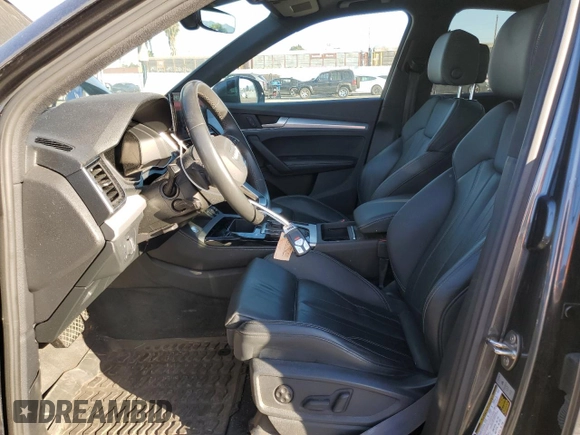 2021 Audi Q5 Sportback Premium Plus with VIN WA15AAFY8M2111910, listed as a Copart auction lot 46950345 with 79,594 mi miles and Salvage title. Bid and sale history available at DreamBid. Image 7.