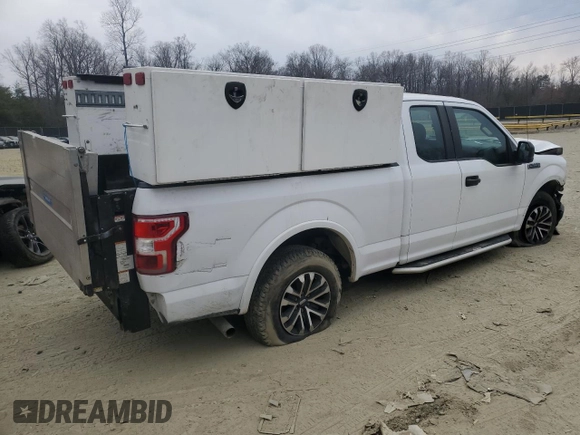 2018 Ford F-150 XL with VIN 1FTEX1C56JKE81831, listed as a Copart auction lot 46578855 with 60,577 mi miles and Salvage Title. Bid and sale history available at carsss.com. Image 3.
