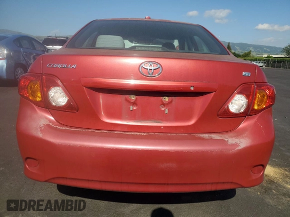 2010 Toyota Corolla with VIN 2T1BU4EE3AC413885, listed as a Copart auction lot 53984225 with 172,982 mi miles and Salvage Title. Bid and sale history available at DreamBid. Image 6.