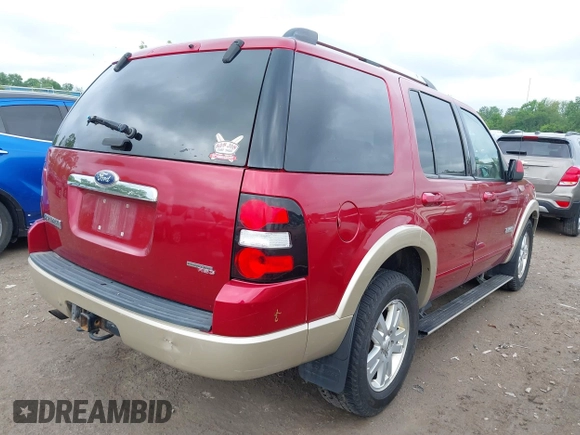 2007 Ford Explorer Eddie Bauer with VIN 1FMEU74887UB04138, listed as a IAAI auction lot 42268119 with 262,610 mi miles and . Bid and sale history available at DreamBid. Image 4.