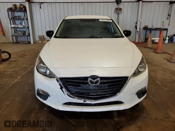 2015 Mazda 3 i SV with VIN JM1BM1T70F1234346, listed as a Copart auction lot 53711985 with 54,636 mi miles and Salvage Title. Bid and sale history available at DreamBid. Image 5.