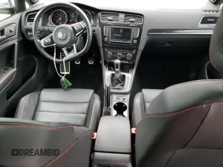 2017 Volkswagen Golf GTI Autobahn with VIN 3VW547AU7HM030011, listed as a Copart auction lot 61709814 with 43,693 mi miles and Salvage Title. Bid and sale history available at carsss.com. Image 8.