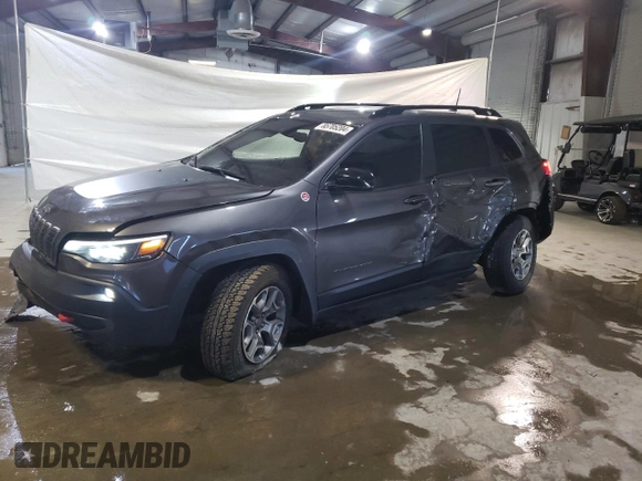 2022 Jeep Cherokee Trailhawk with VIN 1C4PJMBX8ND500503, listed as a Copart auction lot 85705204 with 31,112 mi miles and Salvage Title. Bid and sale history available at DreamBid. Image 1.