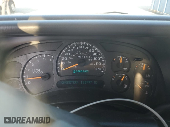2004 GMC Sierra 1500 SLE with VIN 1GTEK14T64Z158936, listed as a Copart auction lot 52613305 with 100,797 mi miles and Salvage Title. Bid and sale history available at DreamBid. Image 9.