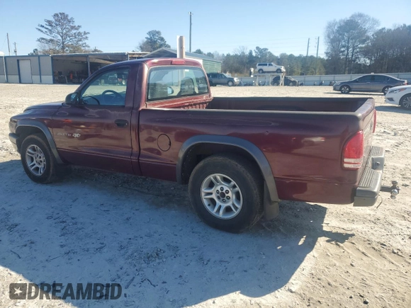 2002 Dodge Dakota with VIN 1B7FL16X62S694633, listed as a Copart auction lot 86515034 with 270,483 mi miles and Salvage Title. Bid and sale history available at carsss.com. Image 2.