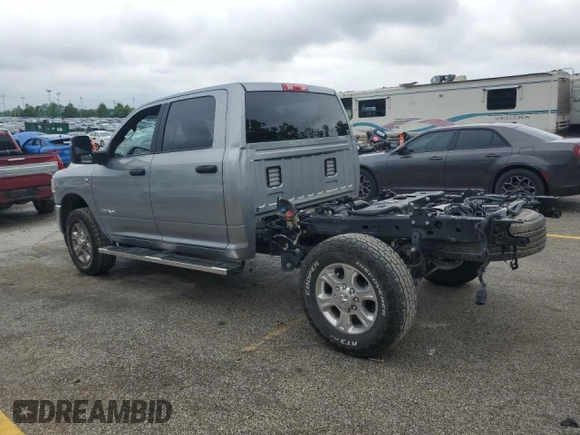 2023 Ram 2500 Big Horn with VIN 3C6UR5DL8PG503331, listed as a Copart auction lot 56232775 with 74,213 mi miles and Salvage title. Bid and sale history available at DreamBid. Image 2.