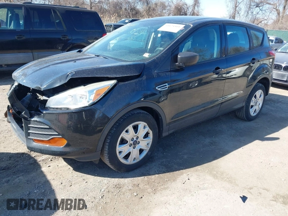 2014 Ford Escape S with VIN 1FMCU0F72EUA67359, listed as a IAAI auction lot 41674501 with 104,580 mi miles. Bid and sale history available at carsss.com. Image 2.