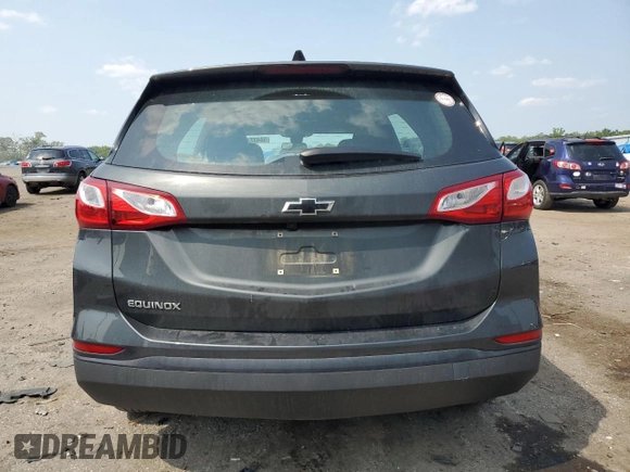 2020 Chevrolet Equinox LS z VIN 3GNAXHEV1LS514852, wystawiony jako Copart lot #58437115 z przebiegiem 67 470 mil mil oraz Szkoda całkowita • Salvage title. Historia ofert i sprzedaży dostępna na DreamBid. Obrazek 6.