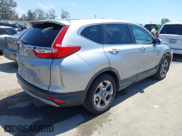 2017 Honda CR-V EX-L with VIN 7FARW1H83HE011419, listed as a IAAI auction lot 42084516 with 82,271 mi miles. Bid and sale history available at carsss.com. Image 4.